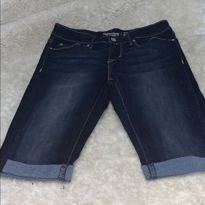 Levi’s long Jean shorts
